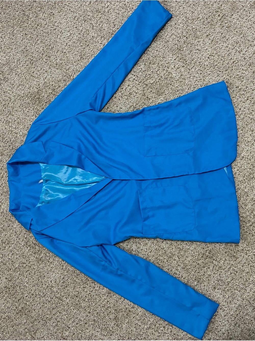 Women’s Bright Blue Tailored Blazer Jacket